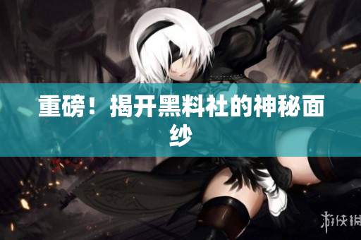 重磅！揭开黑料社的神秘面纱