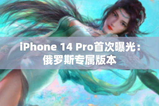 iPhone 14 Pro首次曝光：俄罗斯专属版本