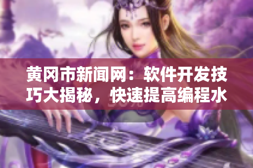 黄冈市新闻网：软件开发技巧大揭秘，快速提高编程水平！