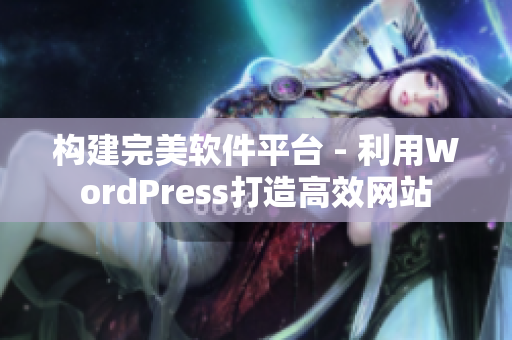 构建完美软件平台 - 利用WordPress打造高效网站