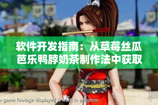 软件开发指南：从草莓丝瓜芭乐鸭脖奶茶制作法中获取灵感
