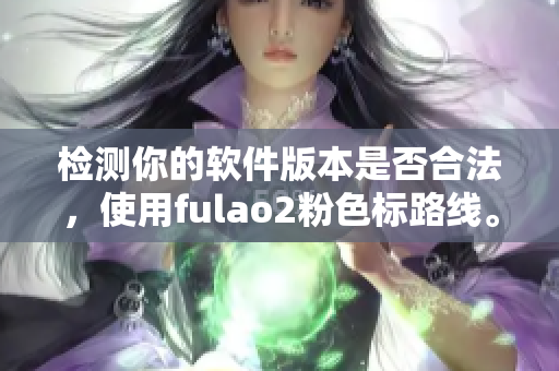检测你的软件版本是否合法，使用fulao2粉色标路线。