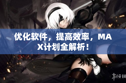 优化软件，提高效率，MAX计划全解析！