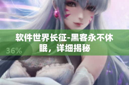 软件世界长征-黑客永不休眠，详细揭秘