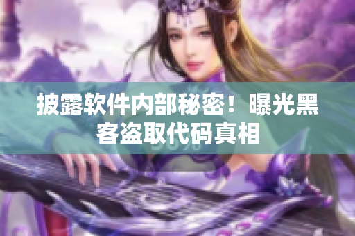 披露软件内部秘密！曝光黑客盗取代码真相