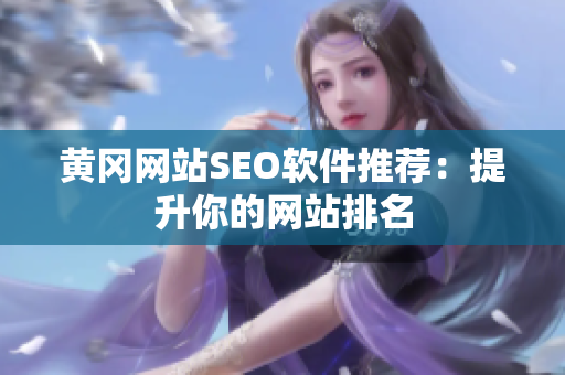 黄冈网站SEO软件推荐：提升你的网站排名