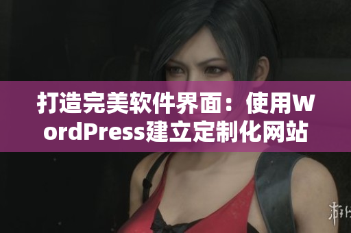 打造完美软件界面：使用WordPress建立定制化网站