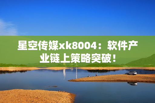 星空传媒xk8004：软件产业链上策略突破！
