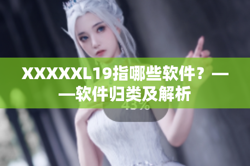XXXXXL19指哪些软件？——软件归类及解析