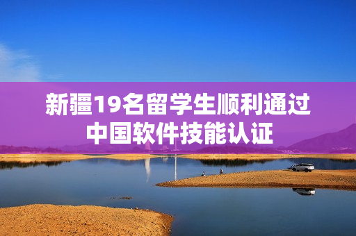 新疆19名留学生顺利通过中国软件技能认证