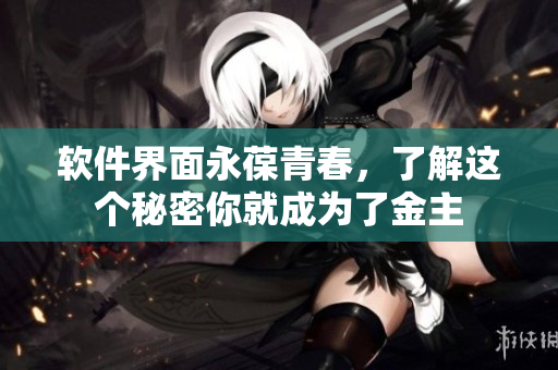 软件界面永葆青春，了解这个秘密你就成为了金主