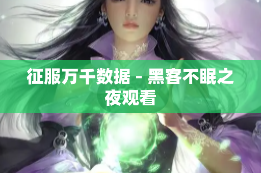 征服万千数据 - 黑客不眠之夜观看