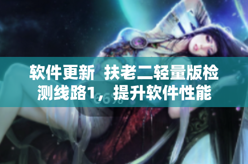 软件更新  扶老二轻量版检测线路1，提升软件性能