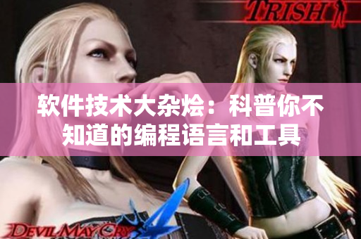 软件技术大杂烩：科普你不知道的编程语言和工具