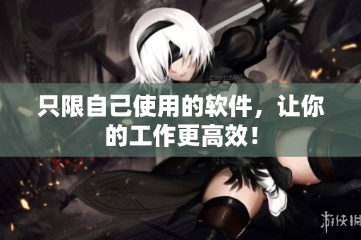 只限自己使用的软件，让你的工作更高效！