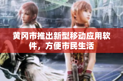 黄冈市推出新型移动应用软件，方便市民生活