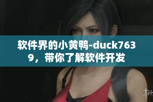 软件界的小黄鸭-duck7639，带你了解软件开发