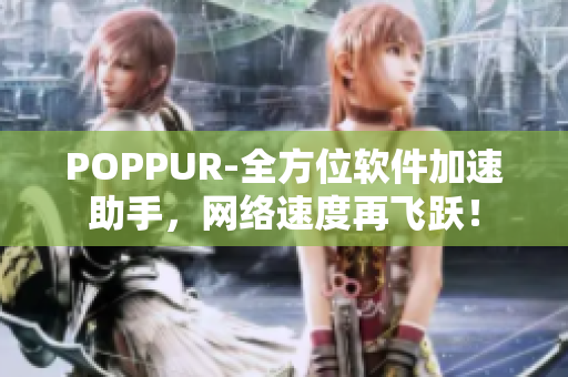 POPPUR-全方位软件加速助手，网络速度再飞跃！