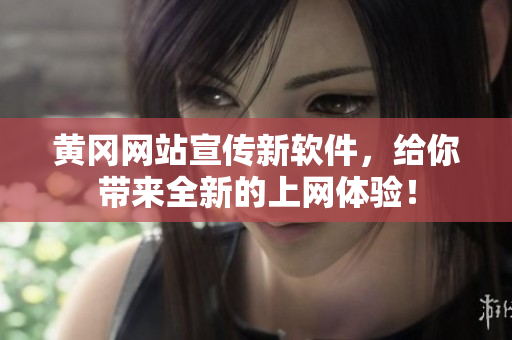 黄冈网站宣传新软件，给你带来全新的上网体验！
