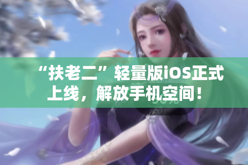 “扶老二”轻量版iOS正式上线，解放手机空间！