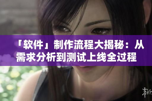 「软件」制作流程大揭秘：从需求分析到测试上线全过程！