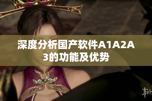 深度分析国产软件A1A2A3的功能及优势