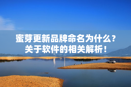蜜芽更新品牌命名为什么？关于软件的相关解析！