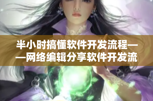 半小时搞懂软件开发流程——网络编辑分享软件开发流程简介