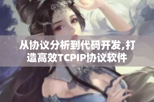 从协议分析到代码开发,打造高效TCPIP协议软件