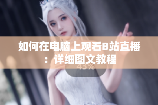 如何在电脑上观看B站直播：详细图文教程