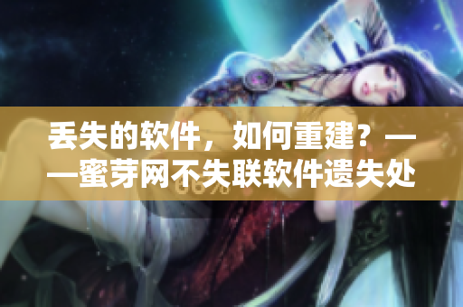 丢失的软件，如何重建？——蜜芽网不失联软件遗失处理