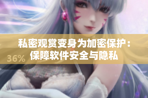 私密观赏变身为加密保护：保障软件安全与隐私