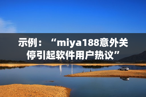 示例：“miya188意外关停引起软件用户热议”