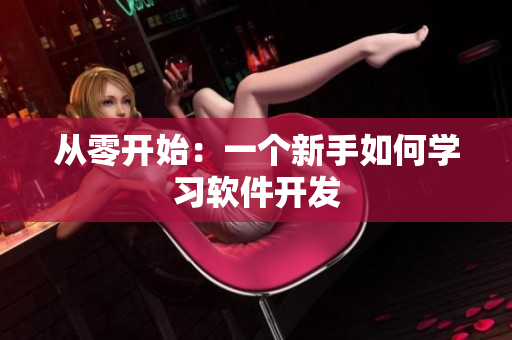 从零开始：一个新手如何学习软件开发
