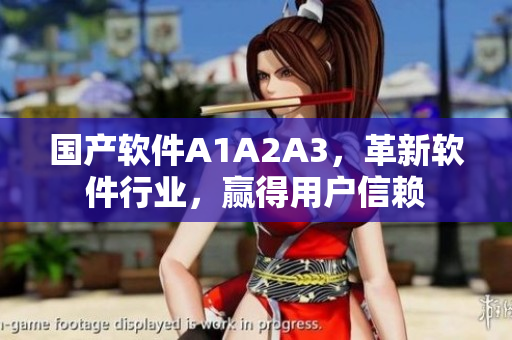 国产软件A1A2A3，革新软件行业，赢得用户信赖