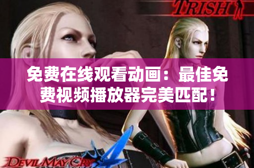 免费在线观看动画：最佳免费视频播放器完美匹配！