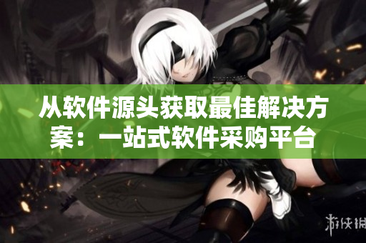 从软件源头获取最佳解决方案：一站式软件采购平台