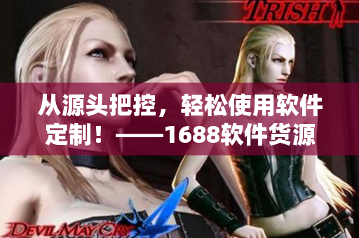 从源头把控，轻松使用软件定制！——1688软件货源大揭秘