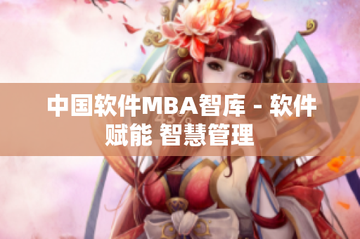 中国软件MBA智库 - 软件赋能 智慧管理