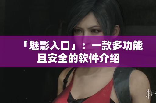 「魅影入口」：一款多功能且安全的软件介绍