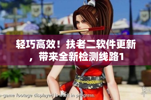 轻巧高效！扶老二软件更新，带来全新检测线路1