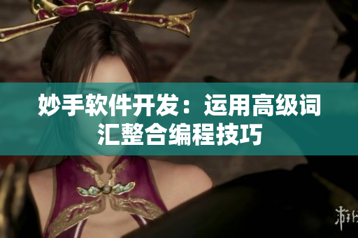 妙手软件开发：运用高级词汇整合编程技巧