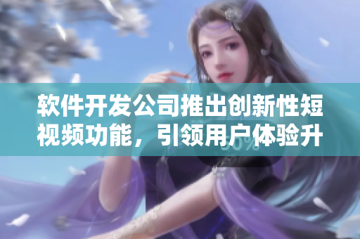 软件开发公司推出创新性短视频功能，引领用户体验升级