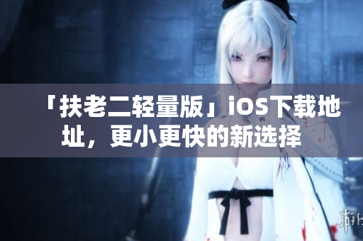 「扶老二轻量版」iOS下载地址，更小更快的新选择