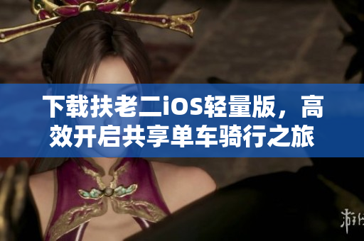 下载扶老二iOS轻量版，高效开启共享单车骑行之旅