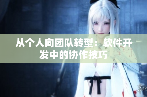 从个人向团队转型：软件开发中的协作技巧