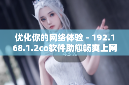 优化你的网络体验 - 192.168.1.2co软件助您畅爽上网