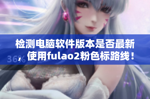 检测电脑软件版本是否最新，使用fulao2粉色标路线！