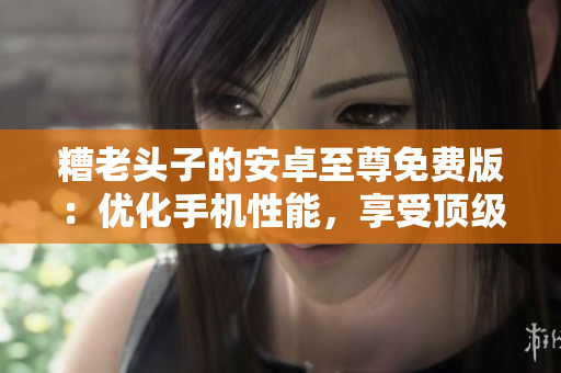 糟老头子的安卓至尊免费版：优化手机性能，享受顶级用户体验