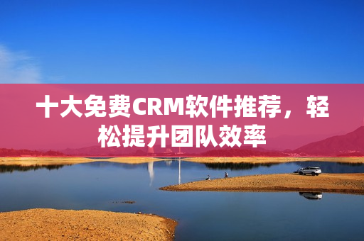 十大免费CRM软件推荐，轻松提升团队效率